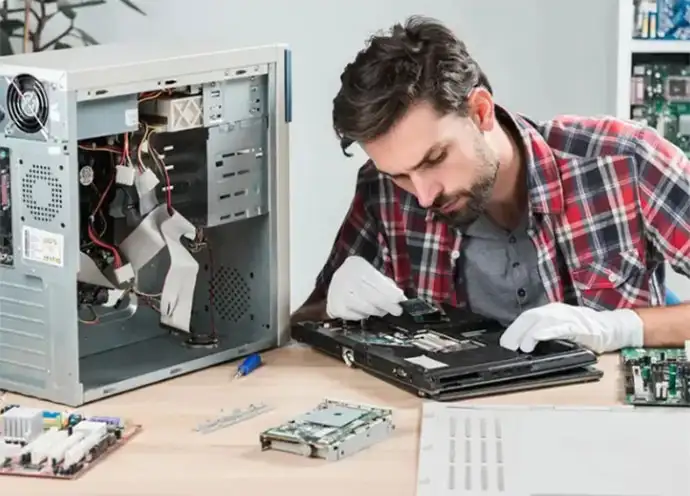 Hardware repair and troubleshooting services in Dallas providing diagnostics, issue resolution, component replacement, and reliable IT support for business technology systems.