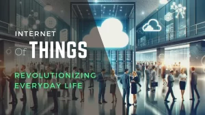 Smart devices connected through the Internet of Things revolutionizing everyday life.